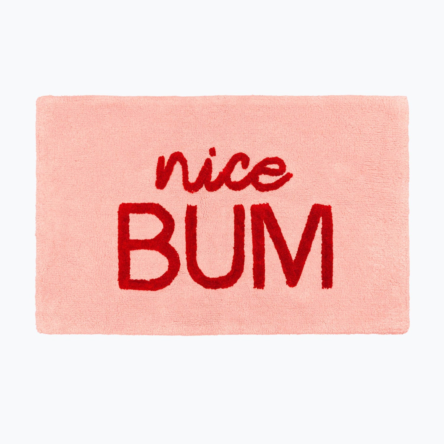 Nice Bum Slogan Bath Mat