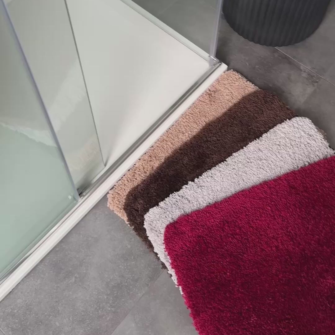 Shaggy Microfibre Shower Mat