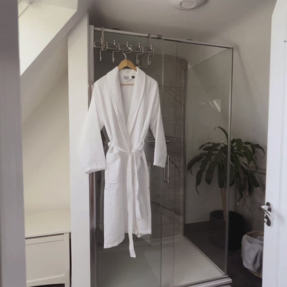 Unisex Spa Waffle Dressing Gown