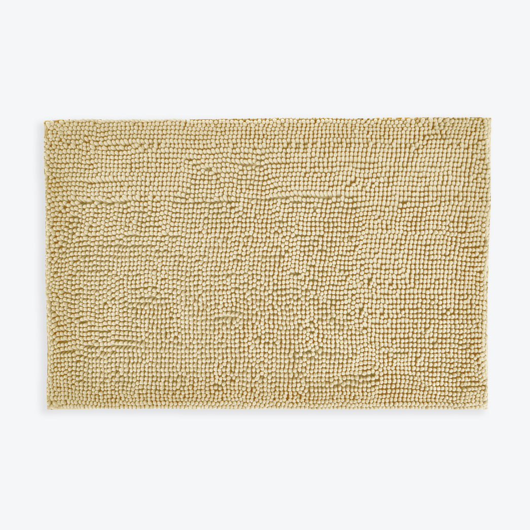 Stone beige bath mats