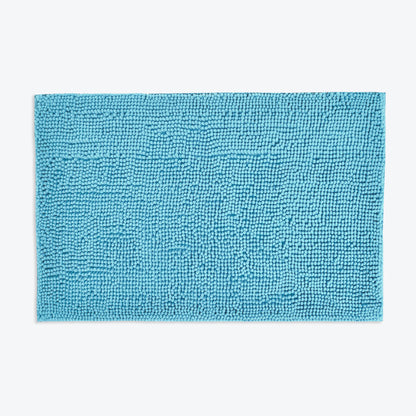 Chenille Bobble Bath Mat - Super Soft Microfibre &amp; Non-Slip