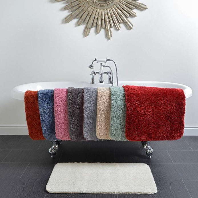 Luxury Bath Mats in Microfibre - Non-Slip, Super Soft &amp; Absorbent - Allure Bath Fashions