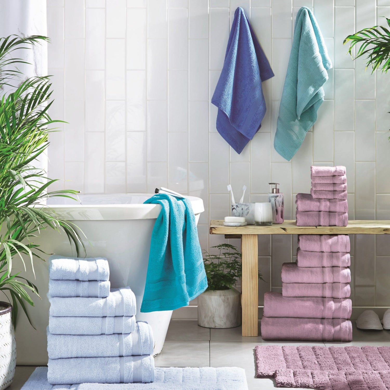 Zero Twist Egyptian Cotton Towels - Premium Bathroom Towels