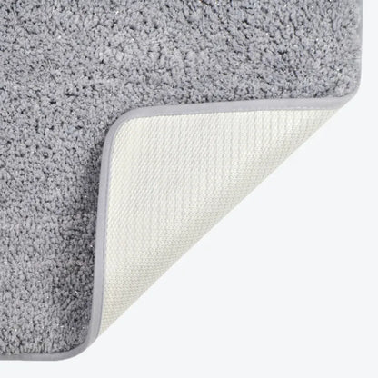 Grey Sparkly Bath Mat - Non-slip backing