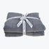2pk Charcoal Grey Towel Set - Bath Sheet Bale