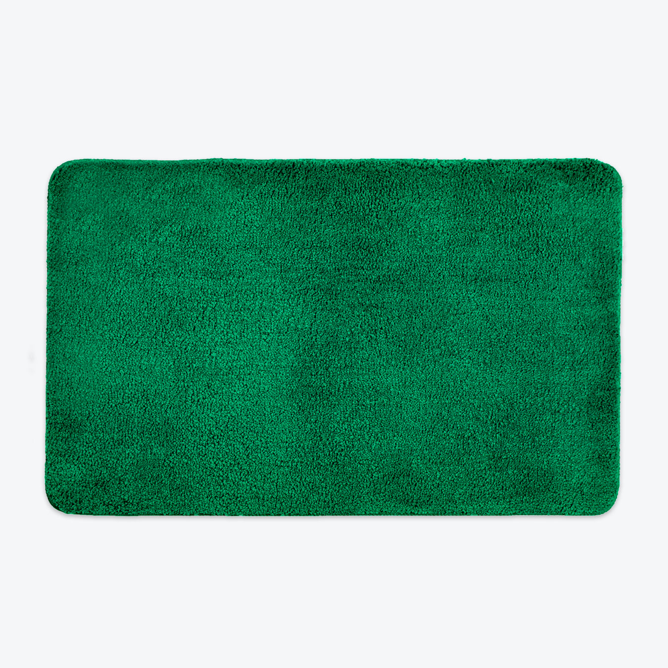 Dark Green Microfibre Bath Mat - Premium Bathroom Rug