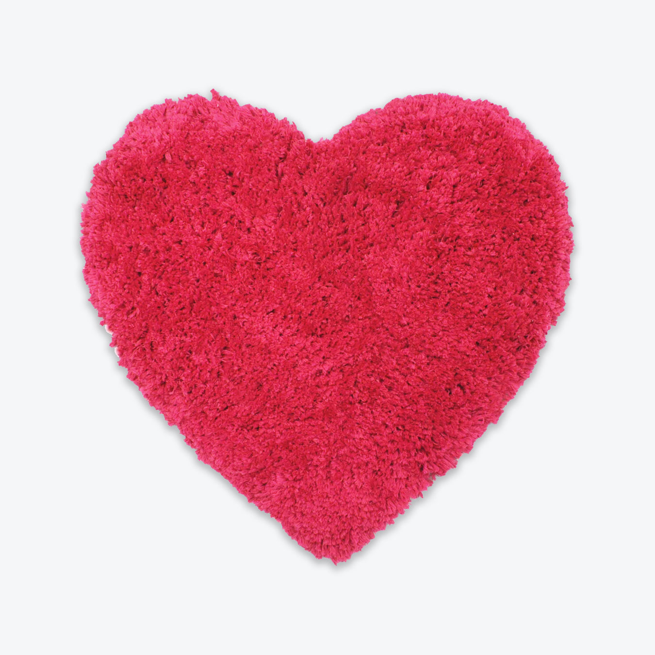 Heart Shaped Fluffy Rug - Super Soft Shaggy Pile
