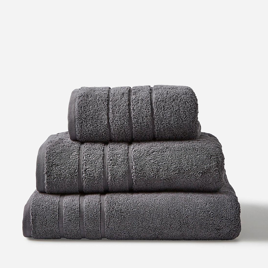 Hotel Quality Towels - Charcoal Grey Bathroom Towels