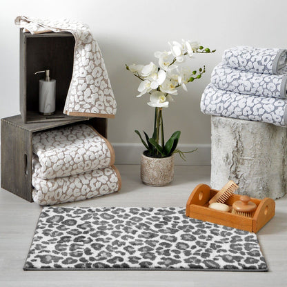 Leopard print bathroom accessories - Luxury Towels and Bath Mats