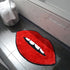 Red Lips Bath Mat - Abstract Mouth Rug
