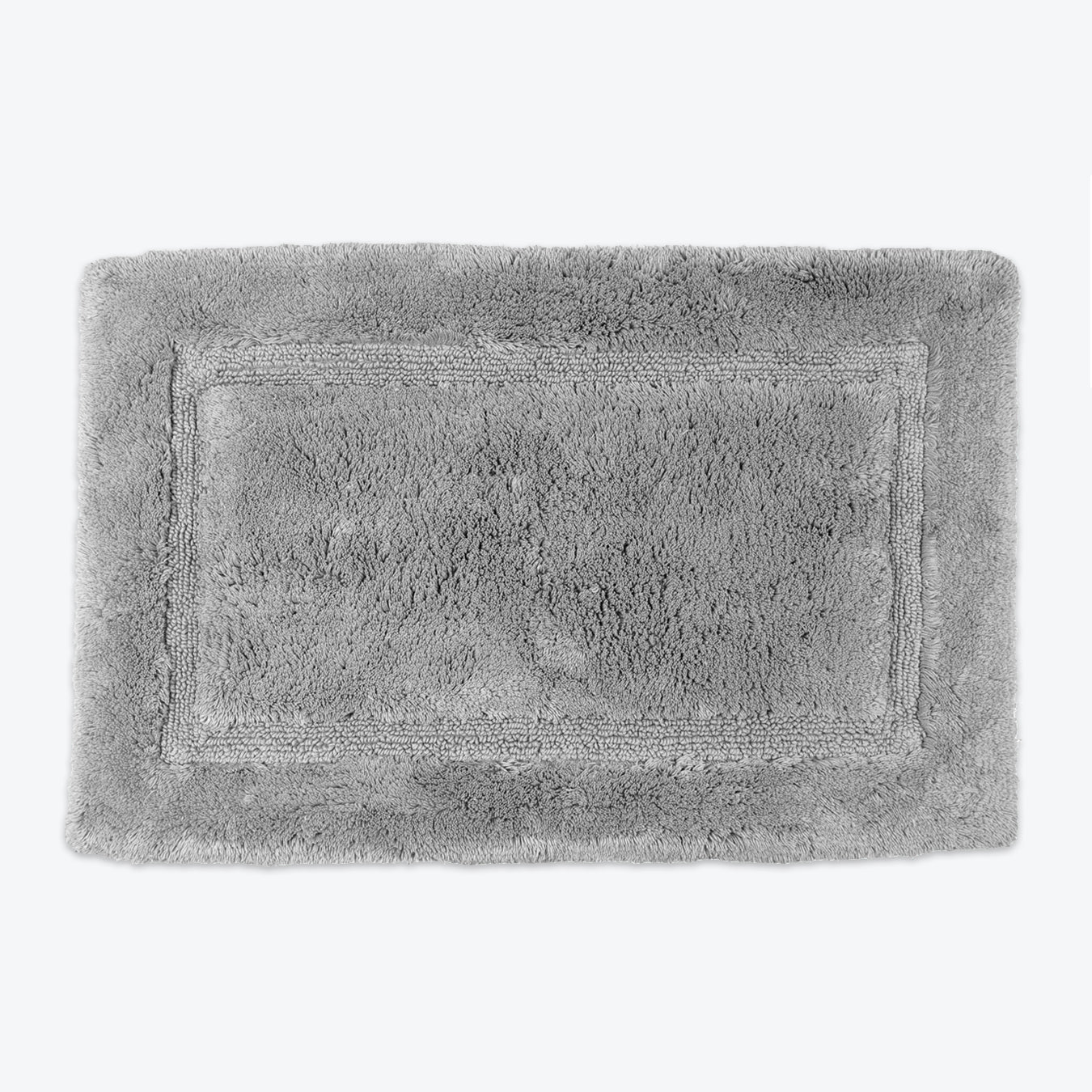 Silver Grey Bamboo Bath Mats - Super Soft and Hypo-Allergenic