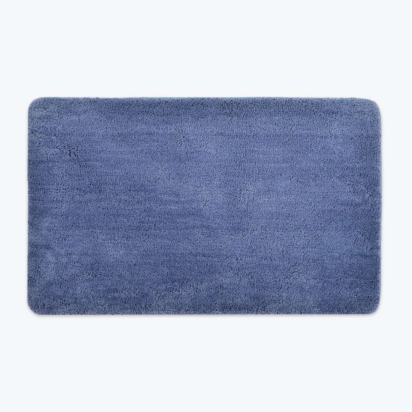 Mid Blue Microfibre Bath Mat - Premium Bathroom Rug