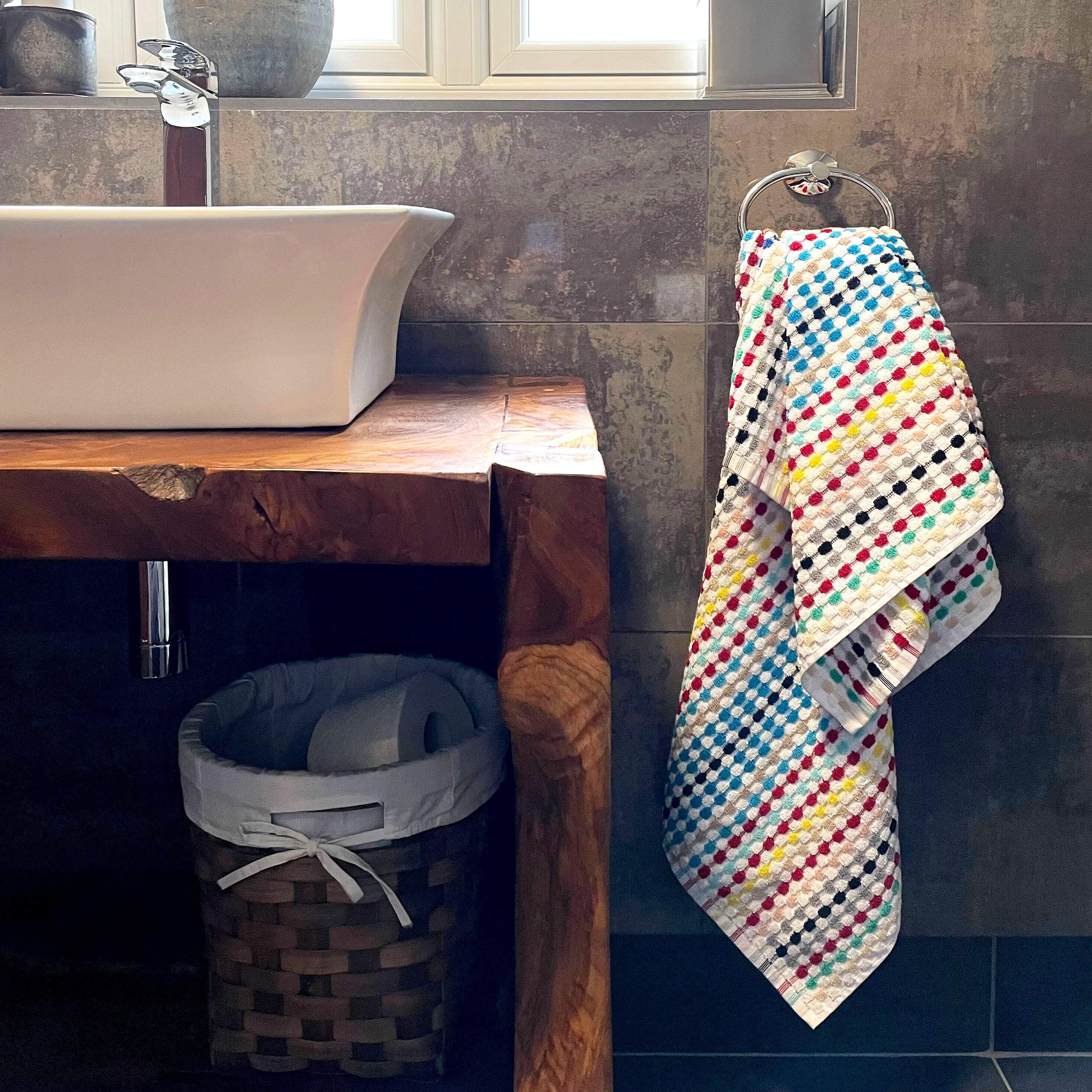 Remnant Recycled Cotton Towels - Light Bright Colourful Bathroom Towels