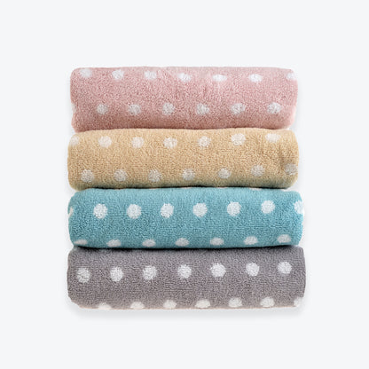 Polka Dot Spot Patterned Towels - Hand Towel, Bath Towel, Bath Sheet
