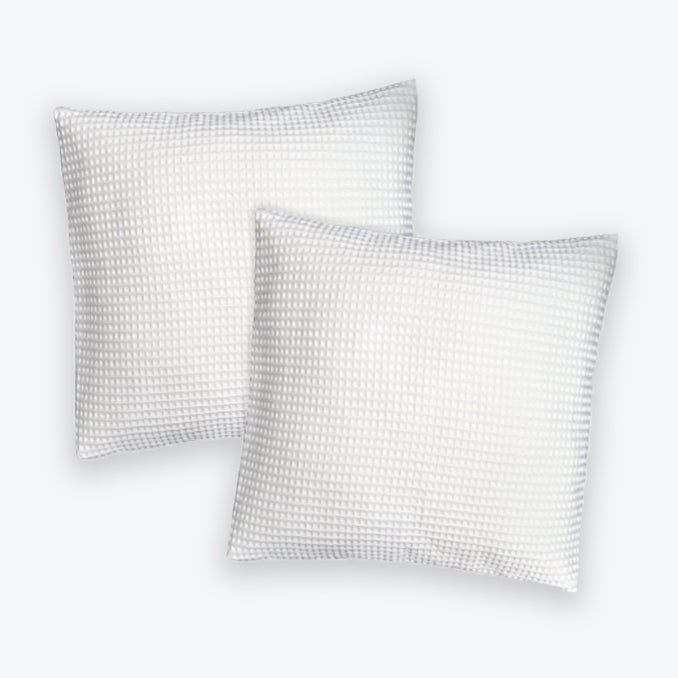 Hotel Waffle Cushion Covers - Two Pack