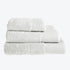 White bamboo towel set