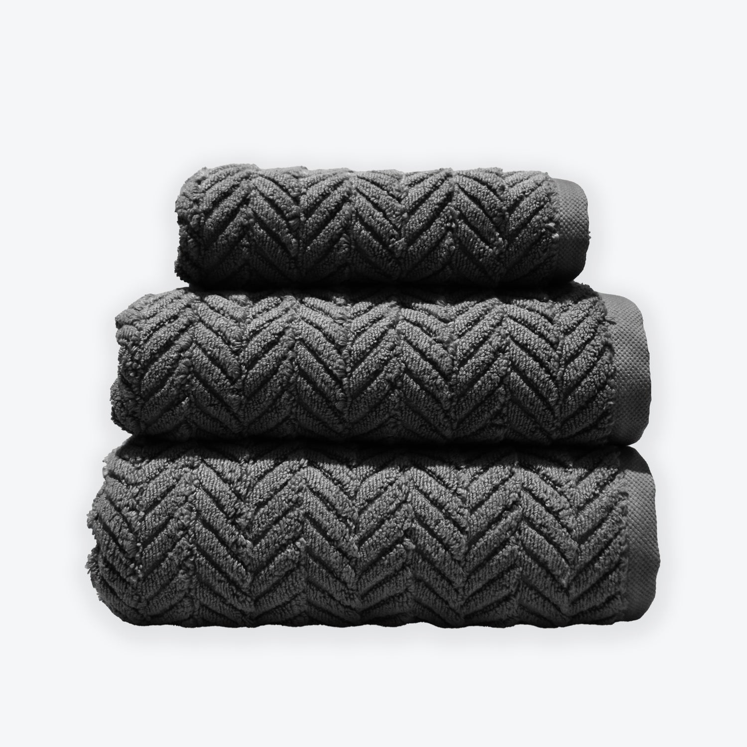 Ultra Soft Zero Twist Chevron Towel Set